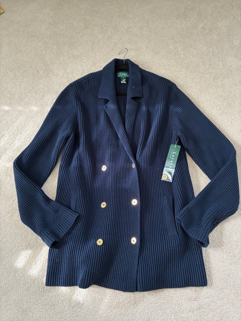 Ralph Lauren Navy Sweater NWT - Picture 3 of 5